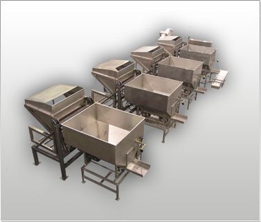 tote dump & blending system