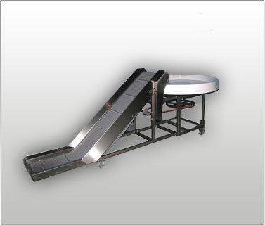 Incline Conveyor with Lazy Susan