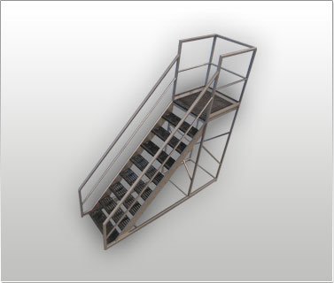 Portable Stairway and Workstation